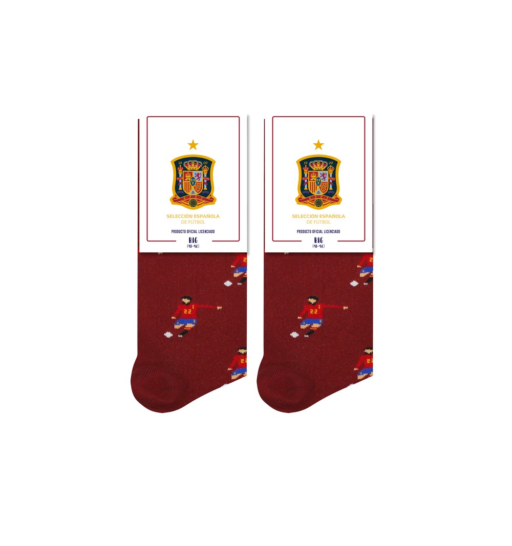 Calcetines de la Selección Española. Morata