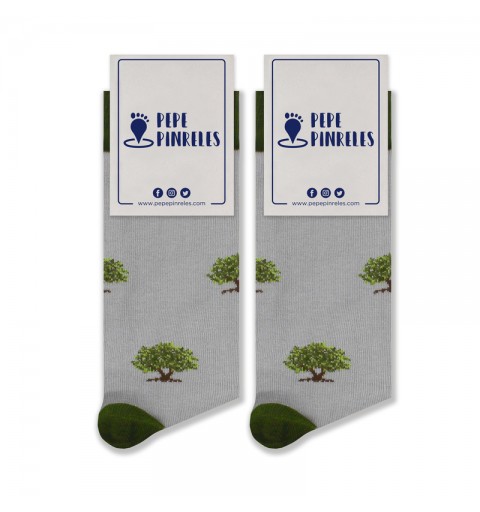 calcetines de olivos