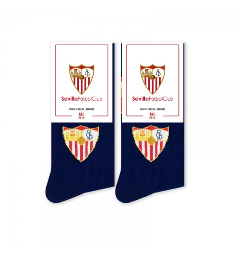 Calcetines del Sevilla FC con el escudo